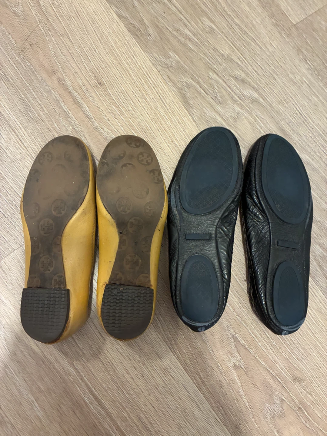 All together (Tory Burch Flats, boots, and Guess sandals) - photo 2