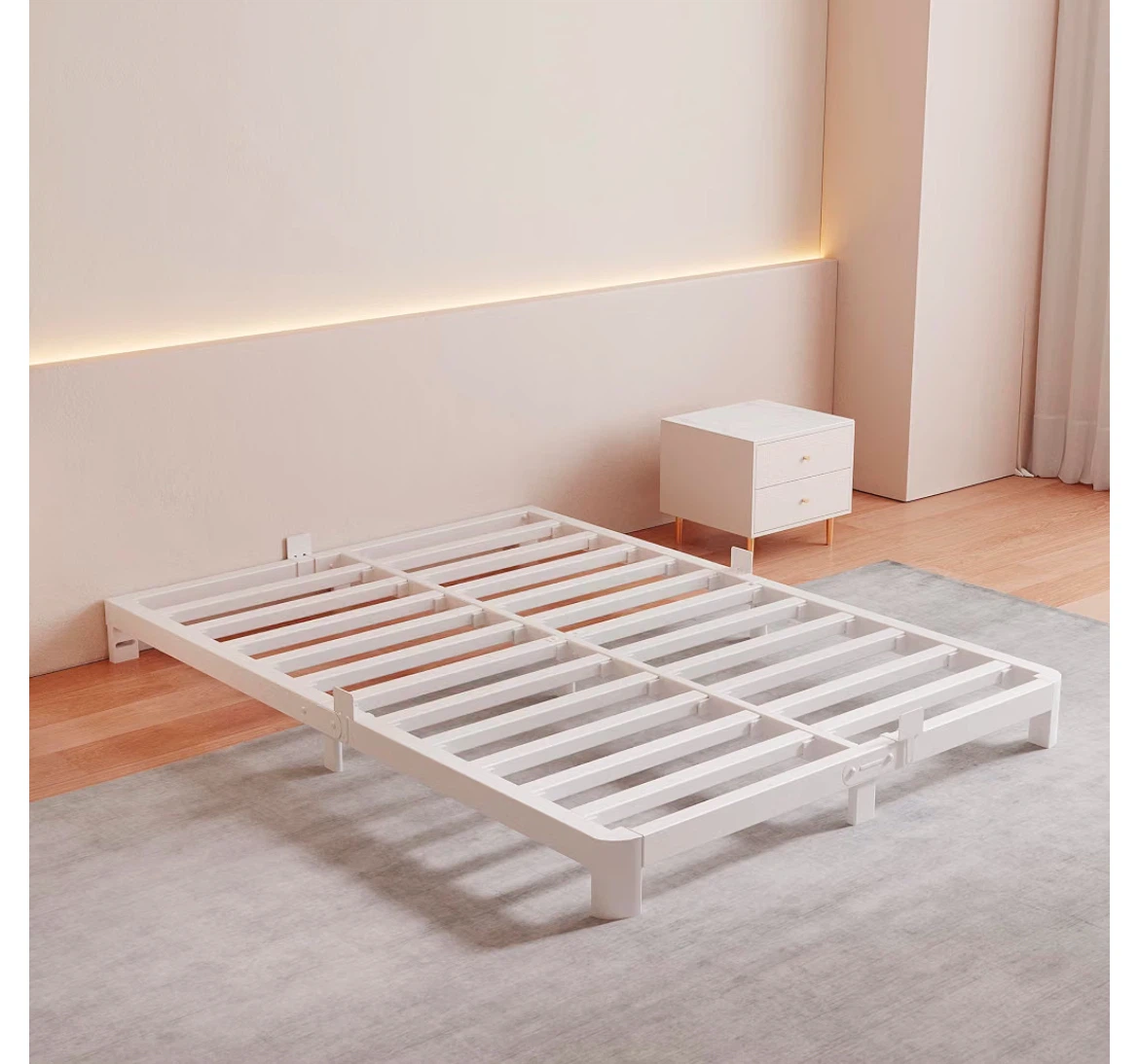 Queen Size White Bed Frame