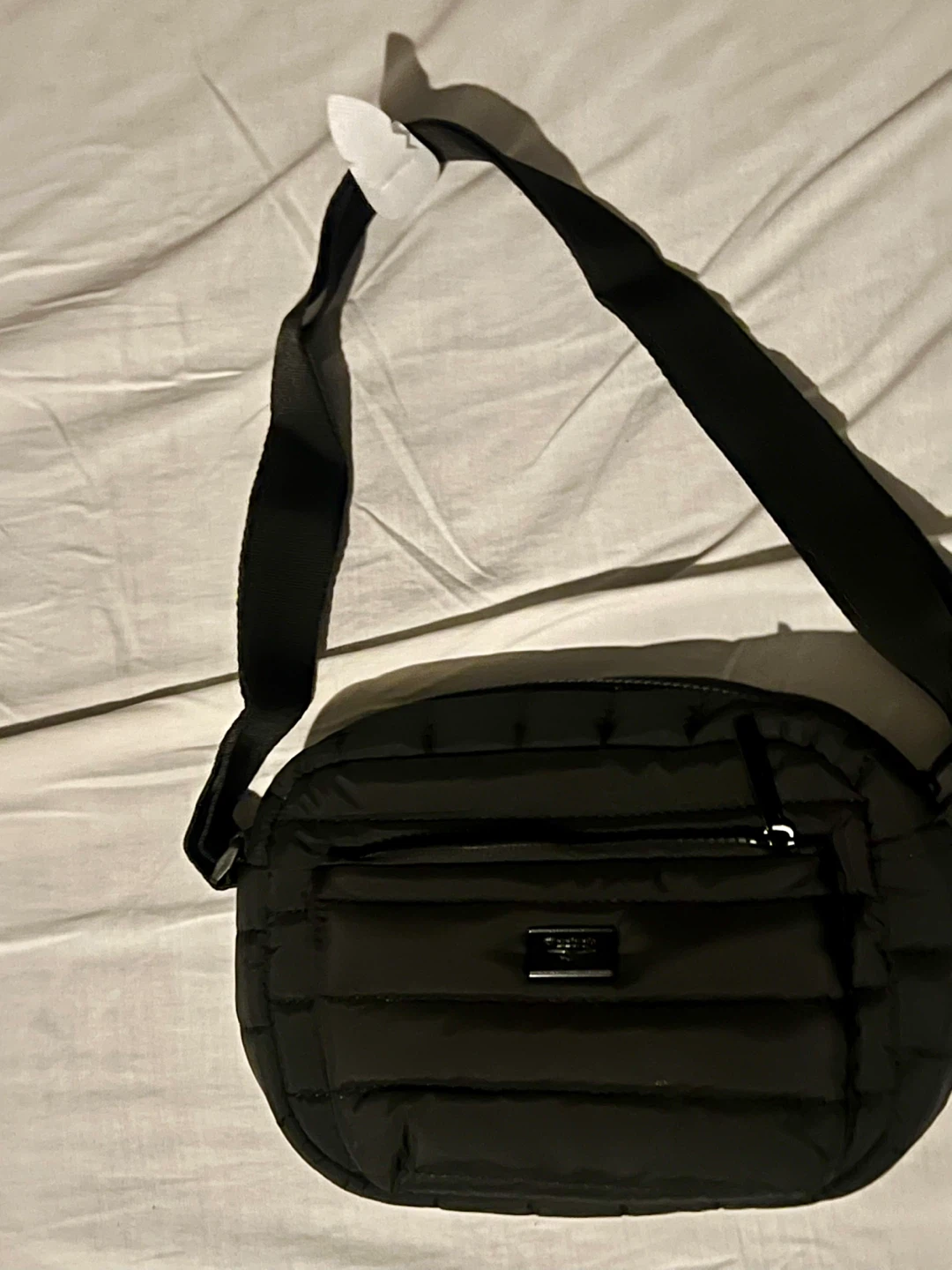 Reebok Black Puffer Crossbody Bag