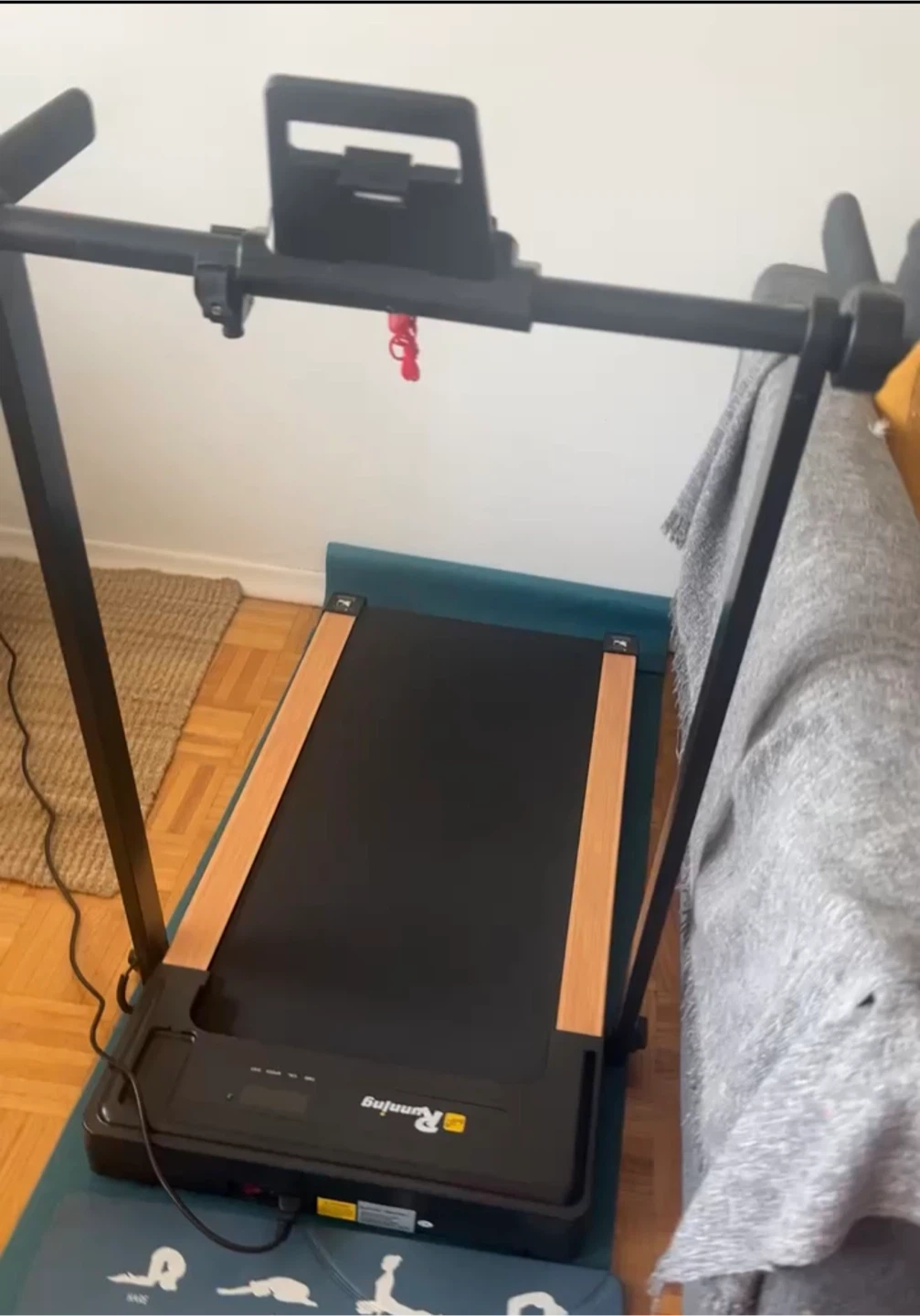 Running FoldPro Motorized Treadmill
