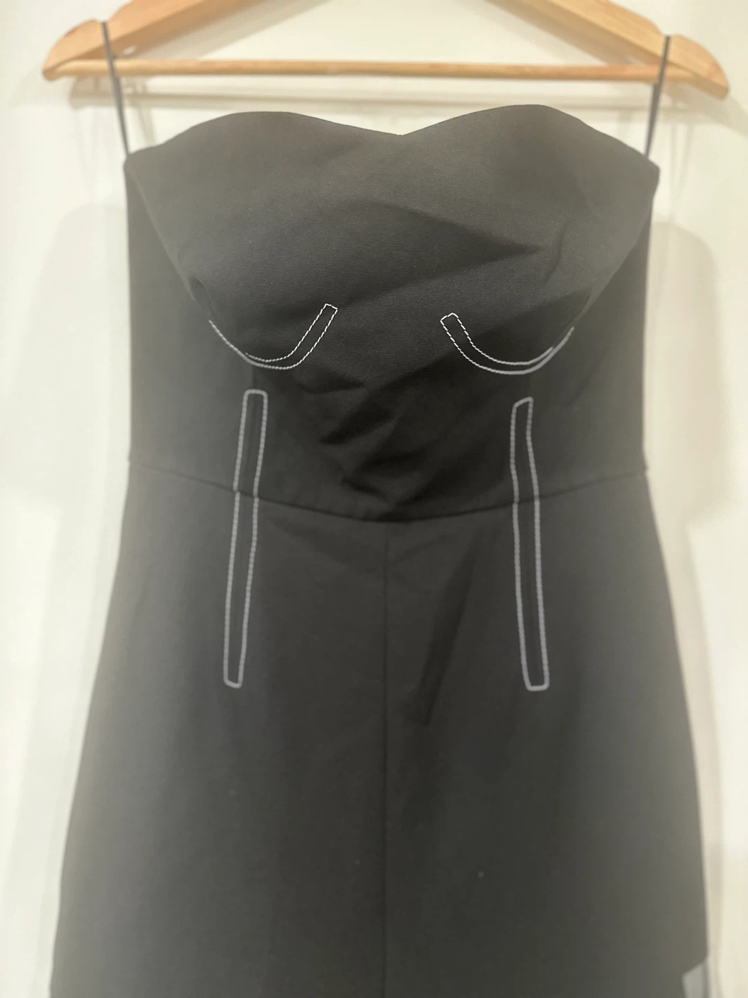TOPSHOP Black Strapless Jumpsuit - photo 3