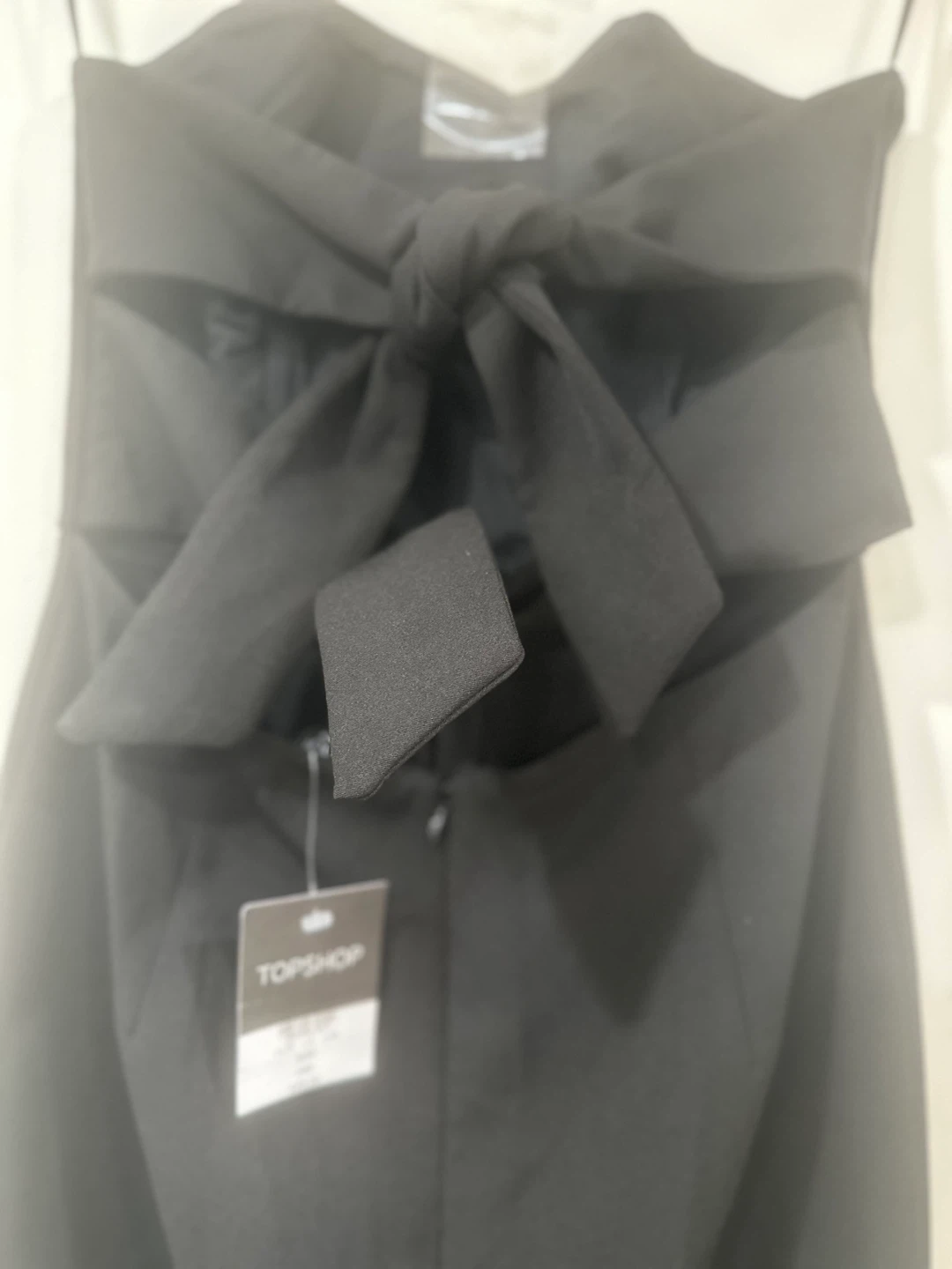 TOPSHOP Black Strapless Jumpsuit - photo 4