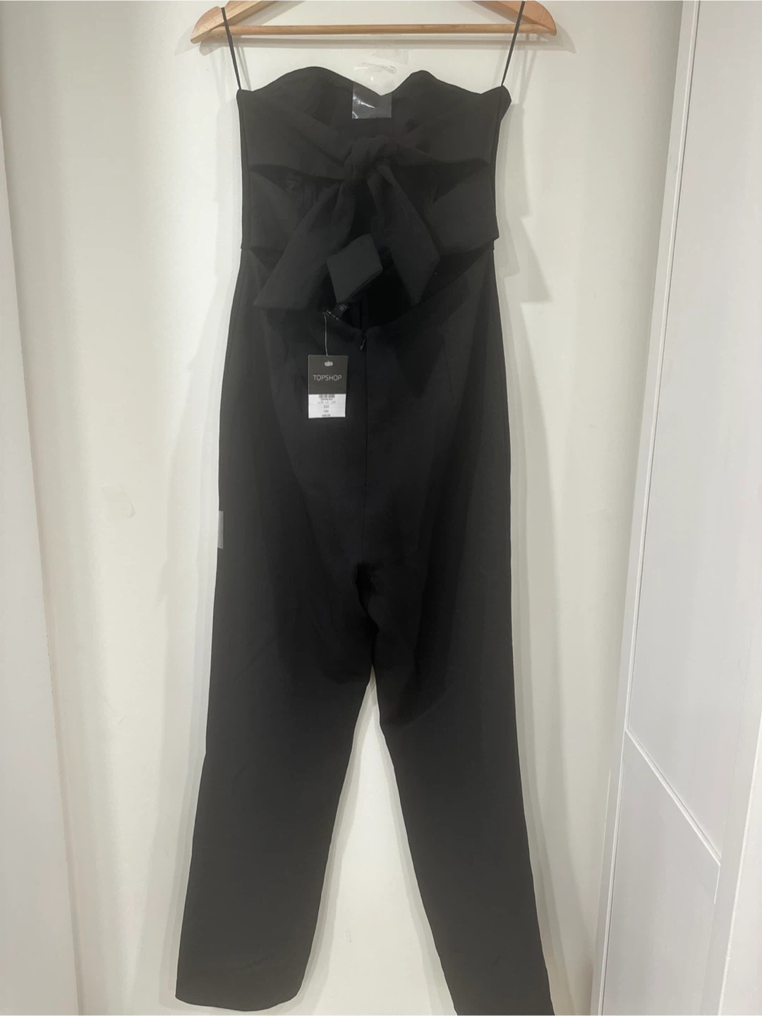 TOPSHOP Black Strapless Jumpsuit - photo 5