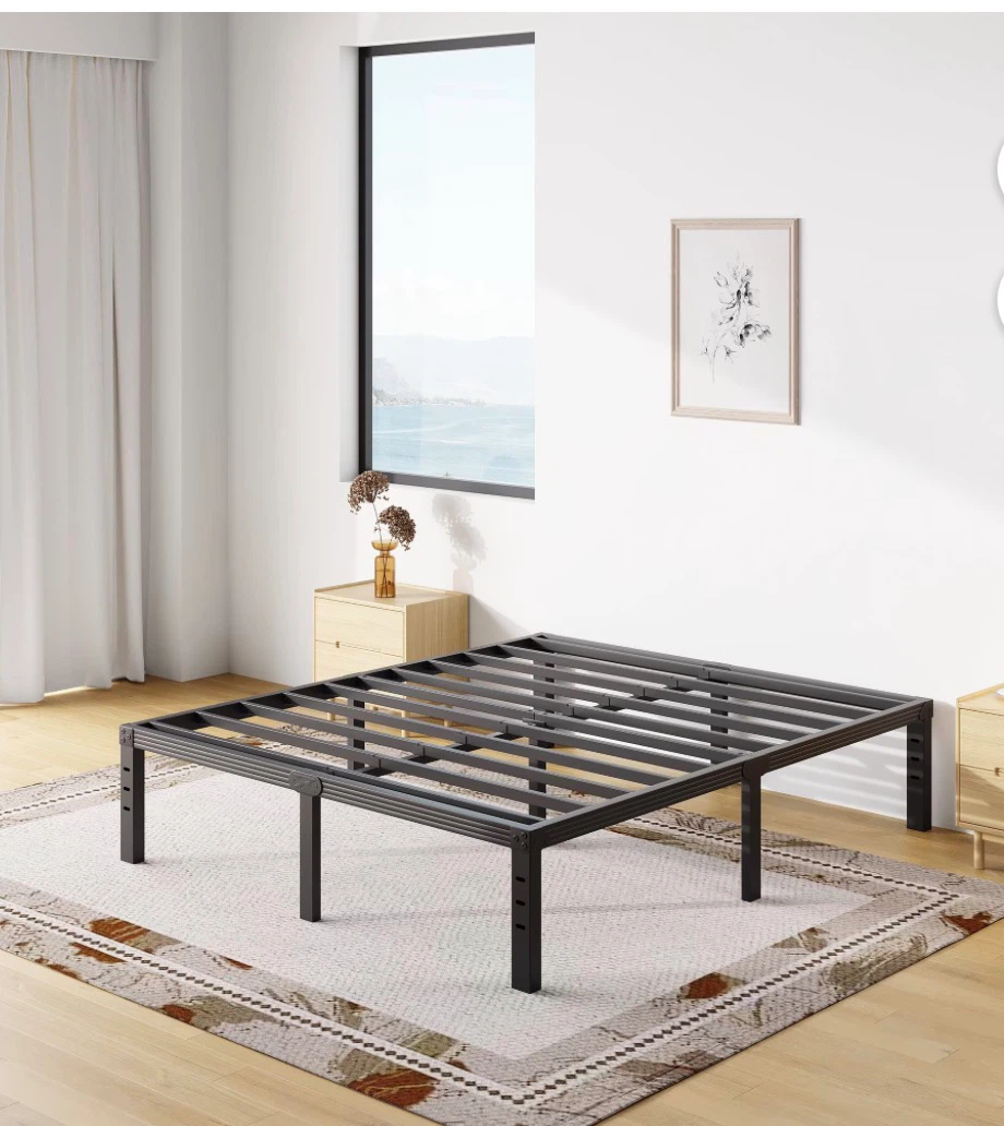 Queen Size Metal Bed Frame Platform