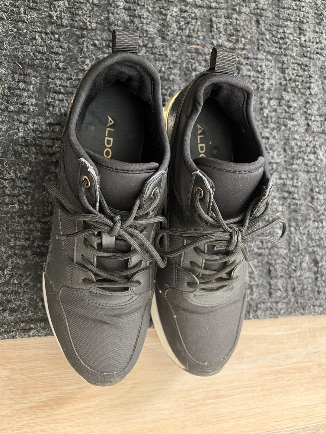 ALDO Black Wedge Sneakers - photo 2