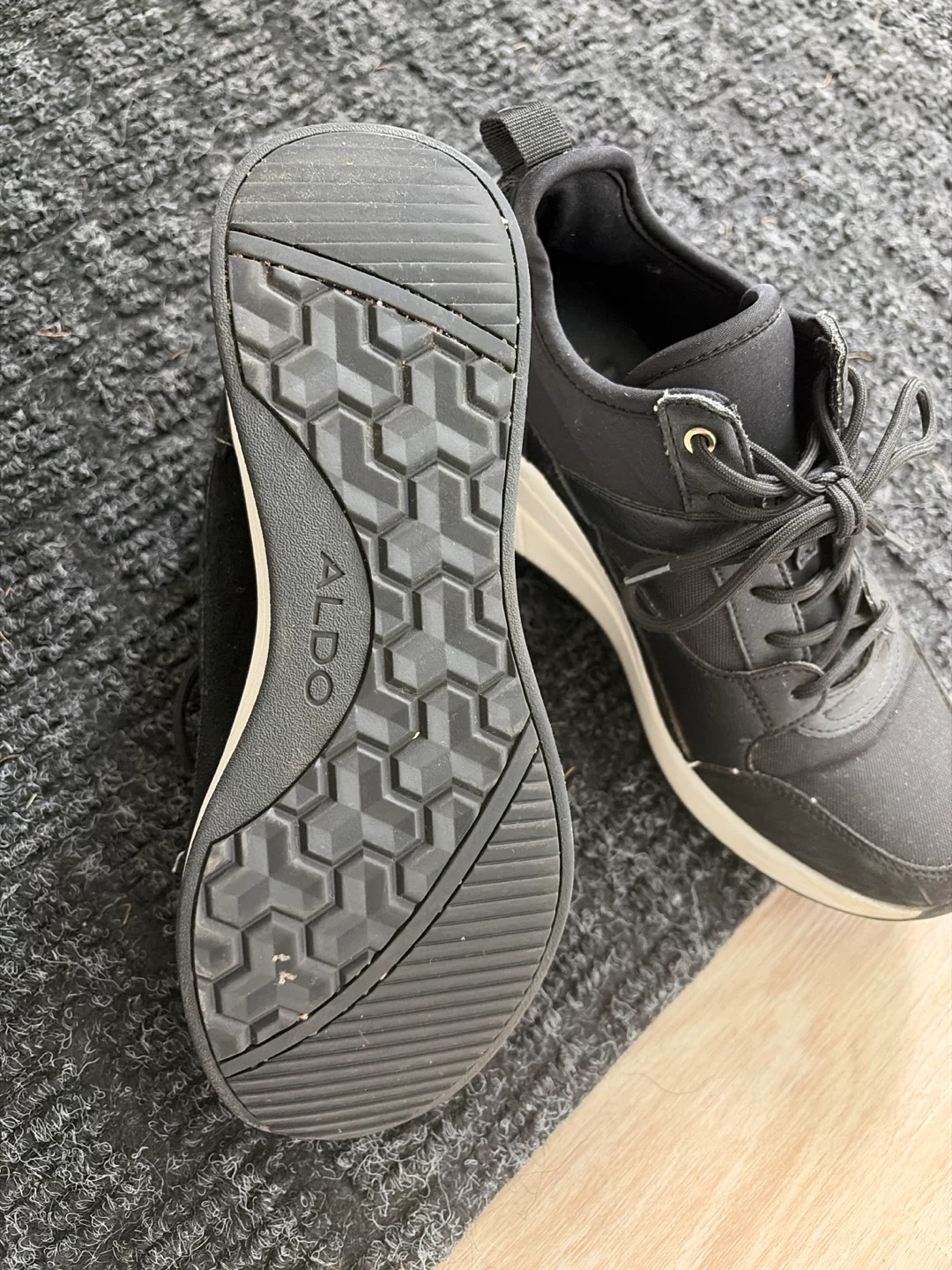 ALDO Black Wedge Sneakers - photo 3