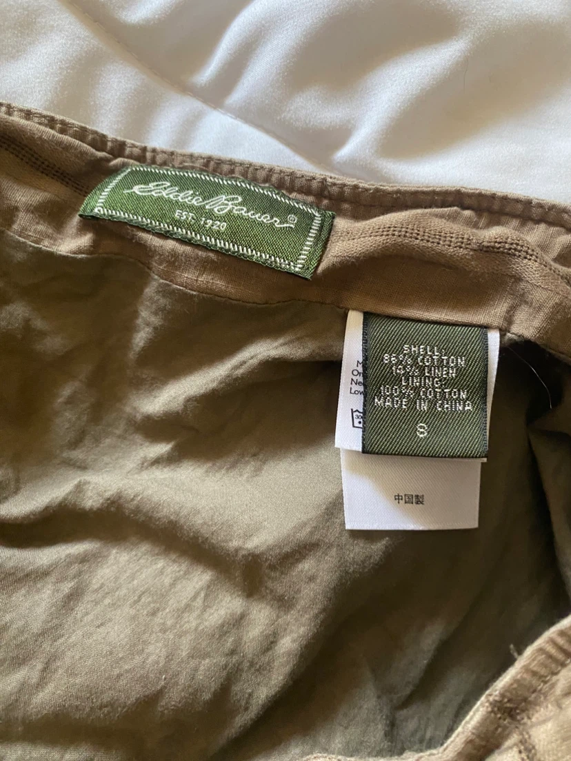 Eddie Bauer Tiered Mini Skirt - Brown - Size S - photo 2