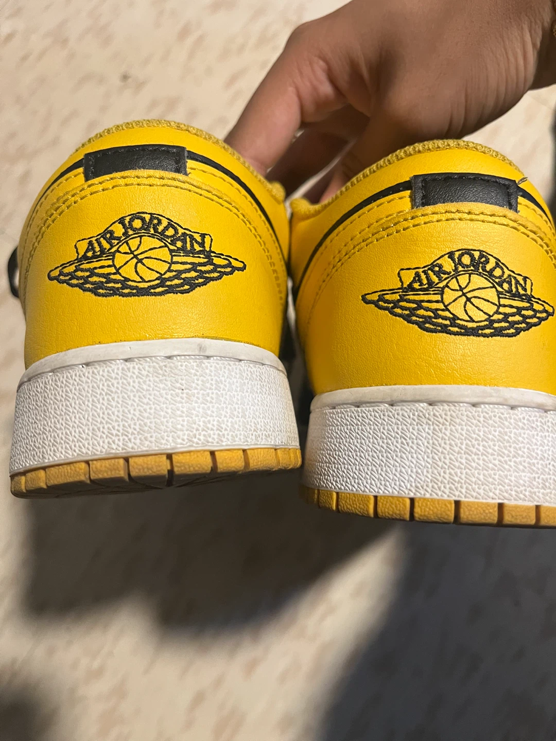 Air Jordan 1 Low SE Yellow Black Shoes - photo 4