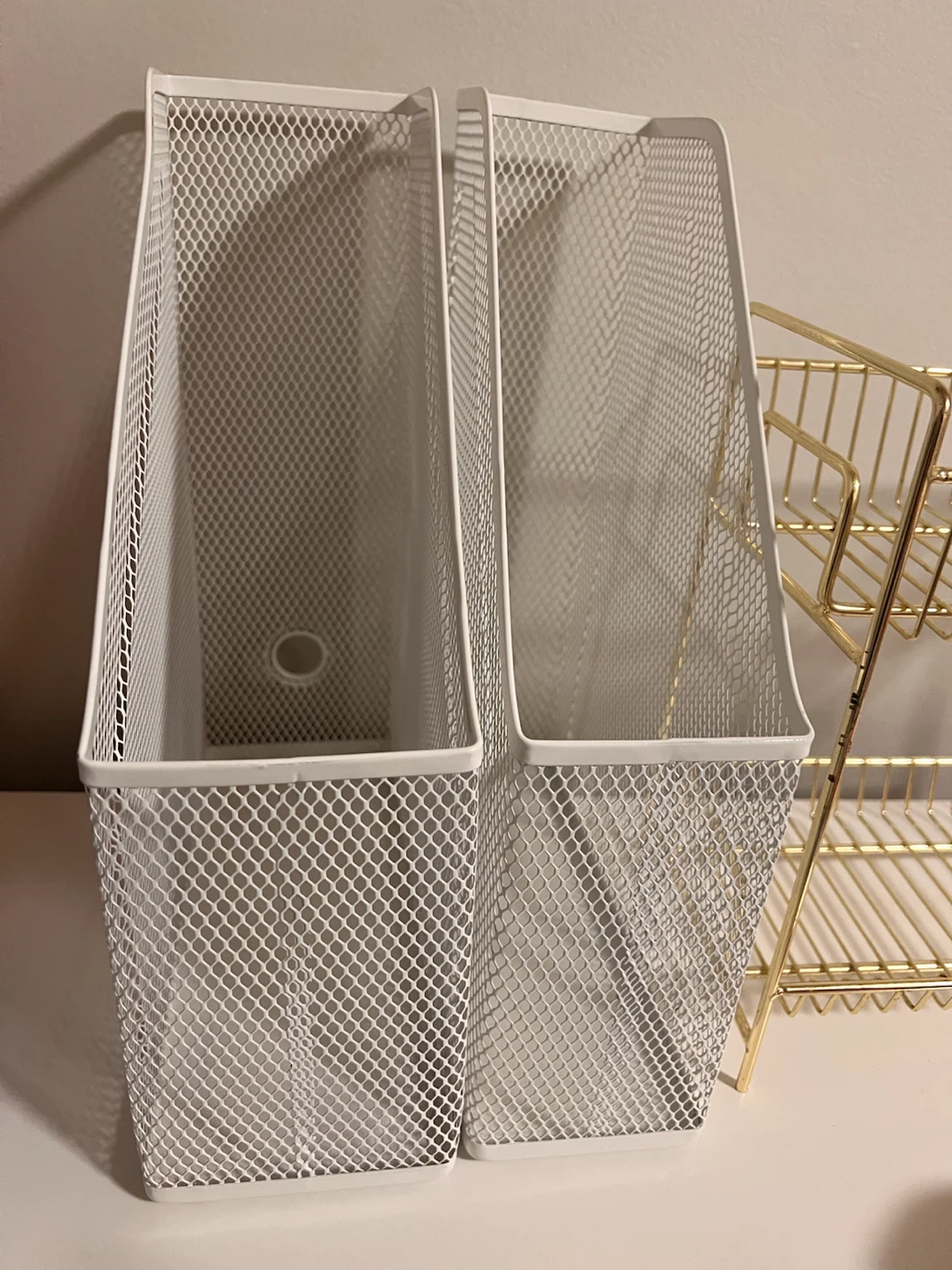 White magazine Holders(Set of 2) - photo 2