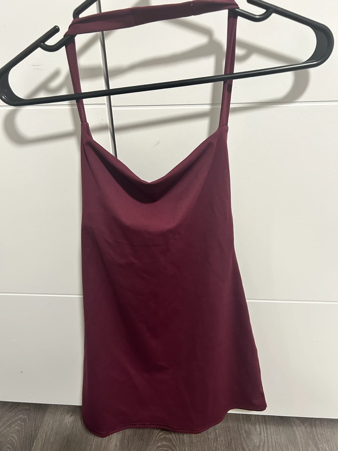 Garage soft active straight neck dress in fig fantasy - photo 2