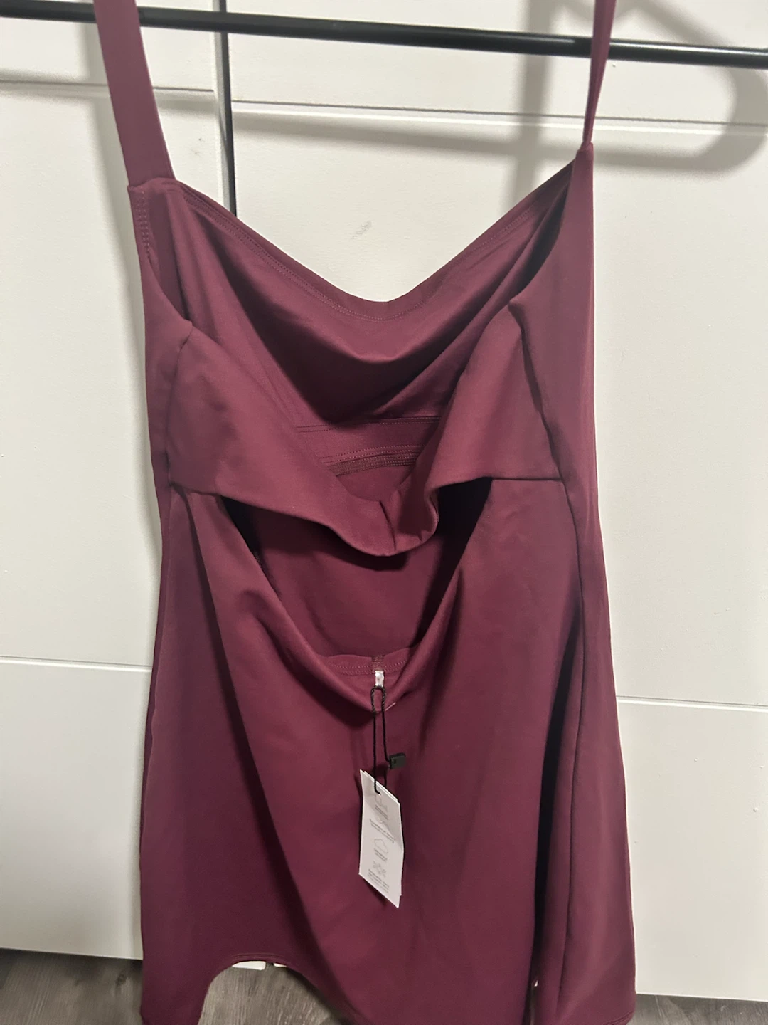 Garage soft active straight neck dress in fig fantasy - photo 3