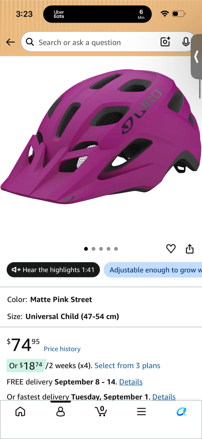 Giro Tremor MIPS Kids Helmet Pink  47-54cm New in Box - photo 4