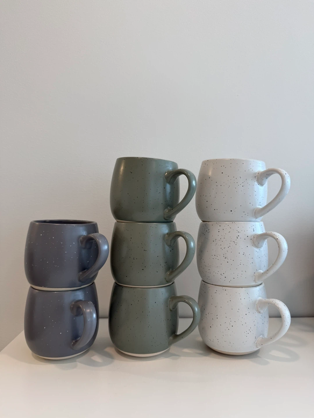 Set of Speckled Mugs