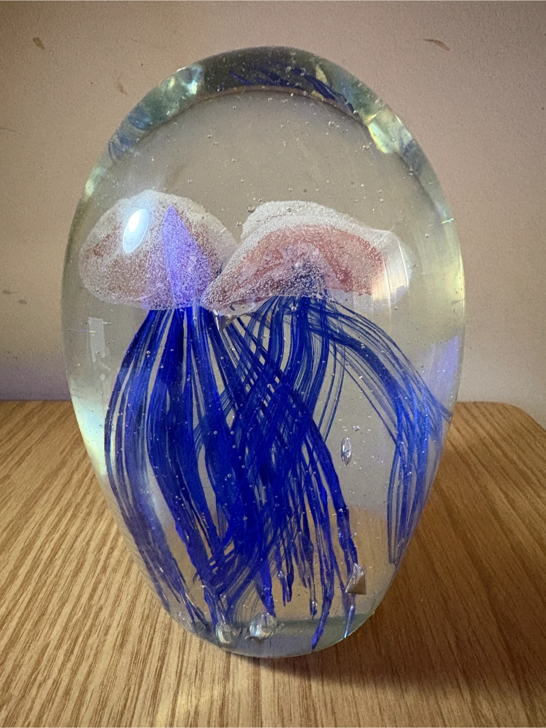 Glass Jellyfish Paperweight - photo 3