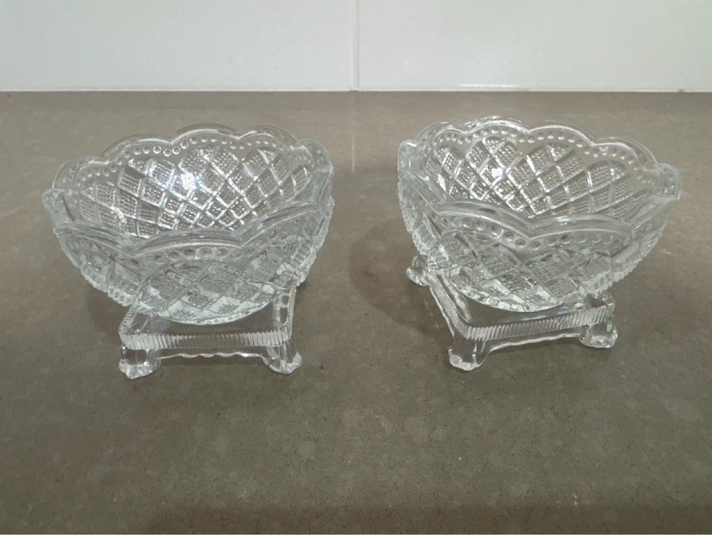 Clear Glass Candy Dish Bowl