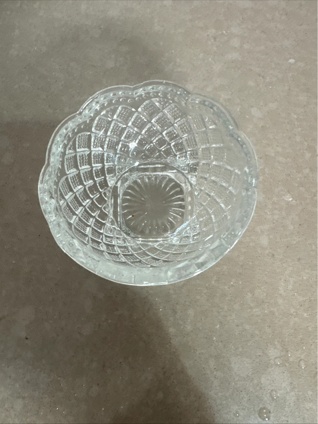 Clear Glass Candy Dish Bowl - photo 4