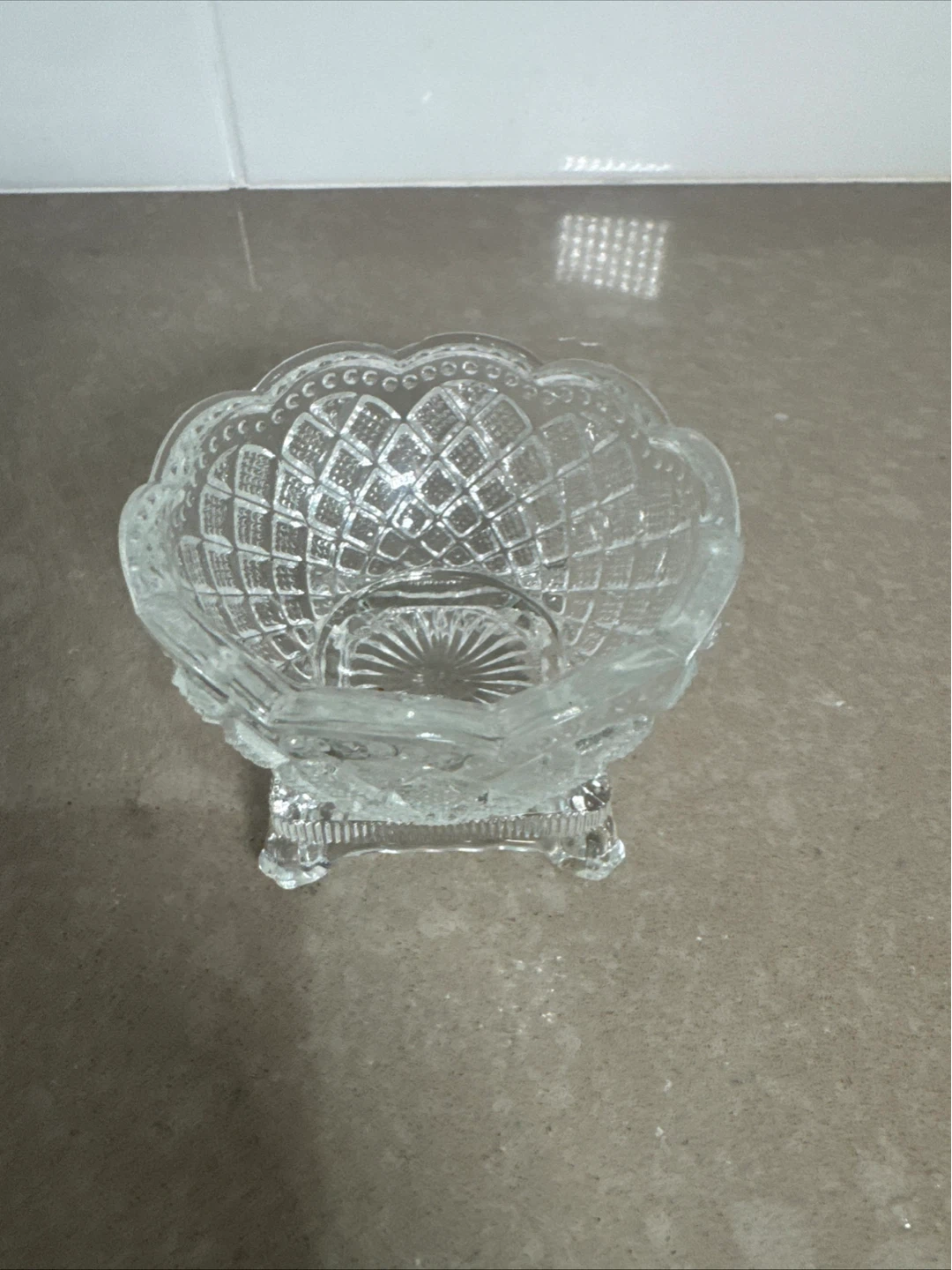 Clear Glass Candy Dish Bowl - photo 3