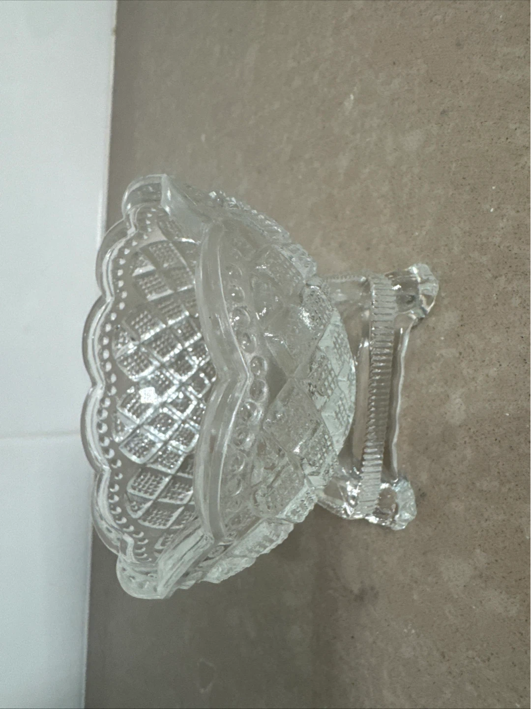 Clear Glass Candy Dish Bowl - photo 2