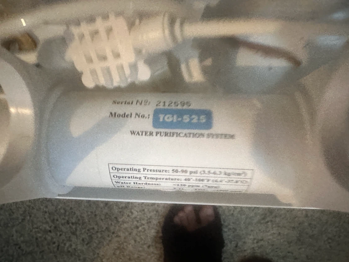 TGI Pure Water Systems TGI-525 Water Purification System - photo 5