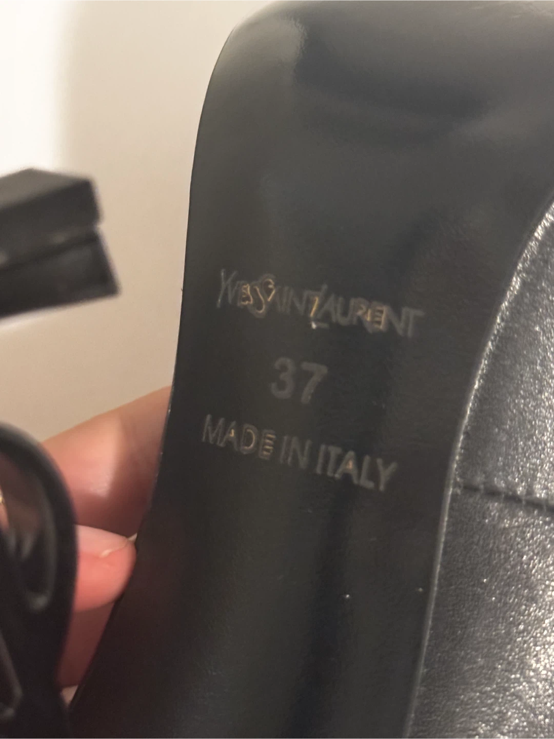 Yves Saint Laurent Black heels Size 37 - photo 4