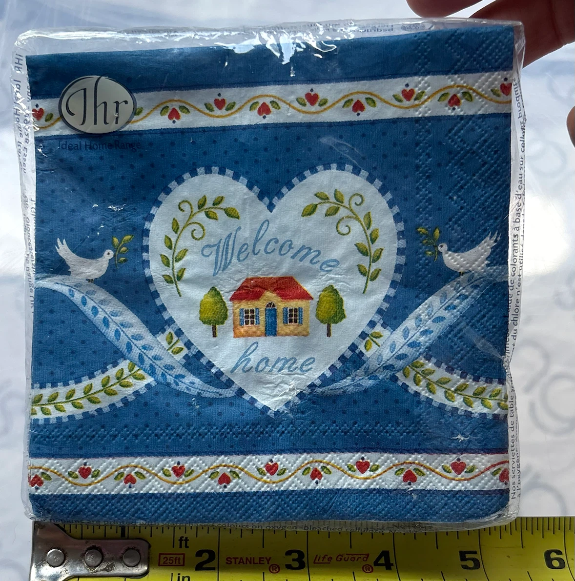 IHR Ideal Home Range "Welcome Home" Cocktail Napkins