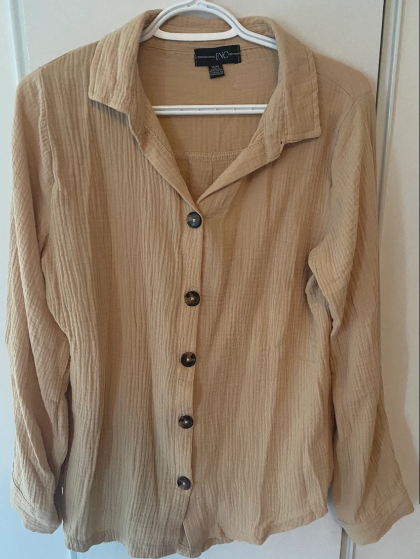 Women’s Blouse/Dress shirt - Beige-Medium
