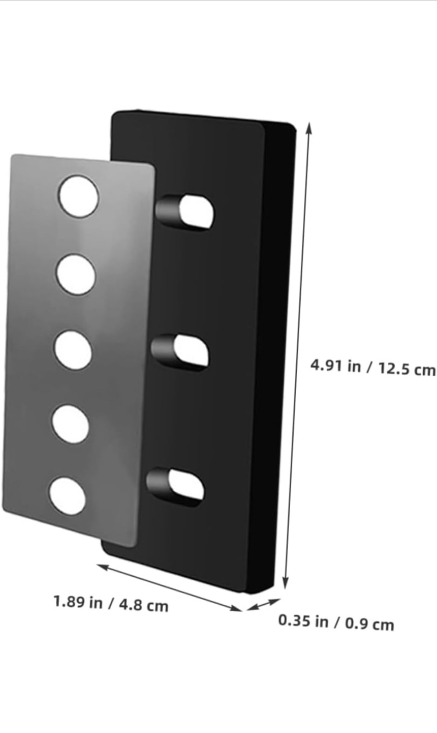 Assorted Furniture Mounting Brackets with Bolts
