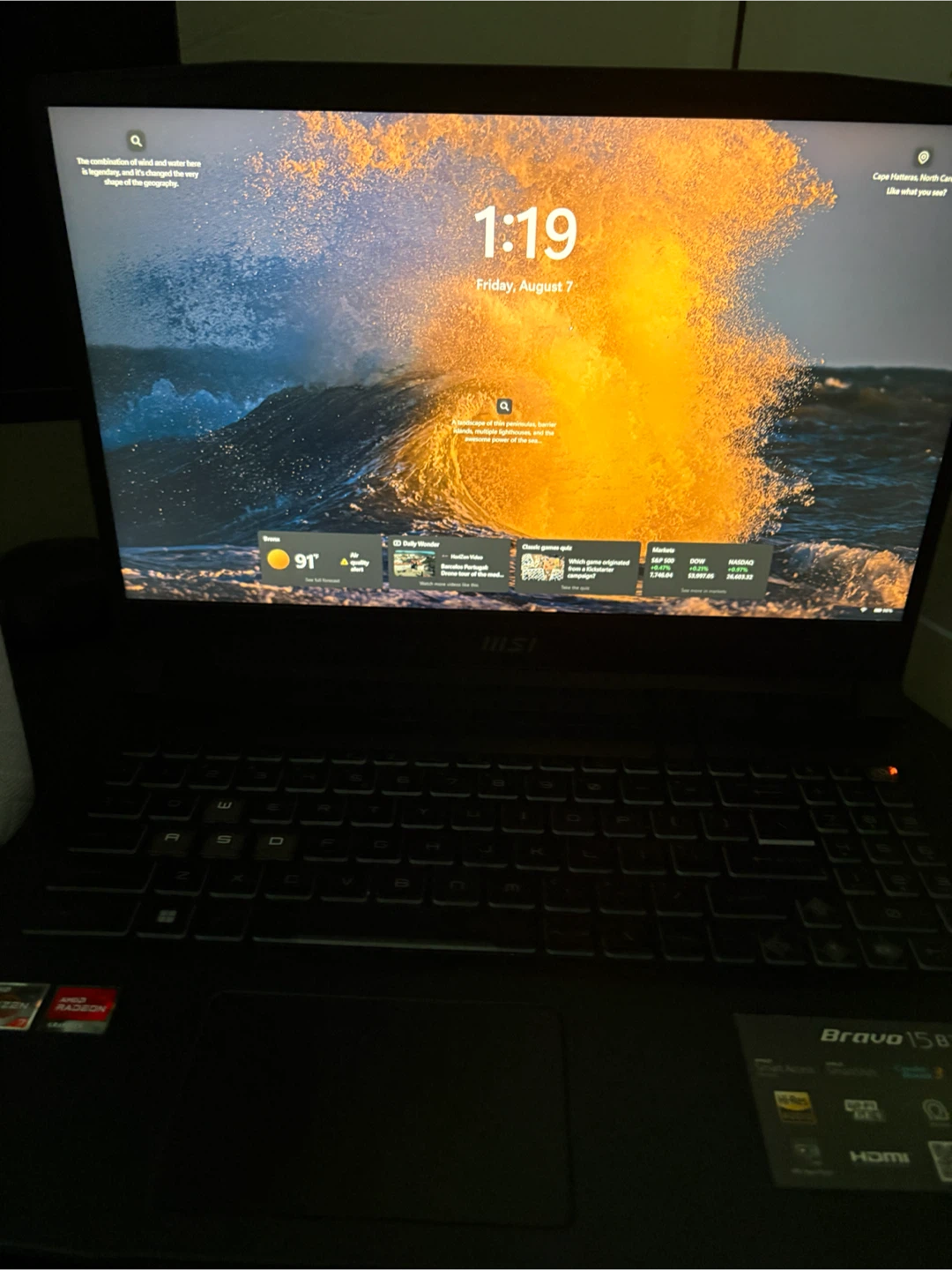 MSI Bravo 15 B7E Laptop