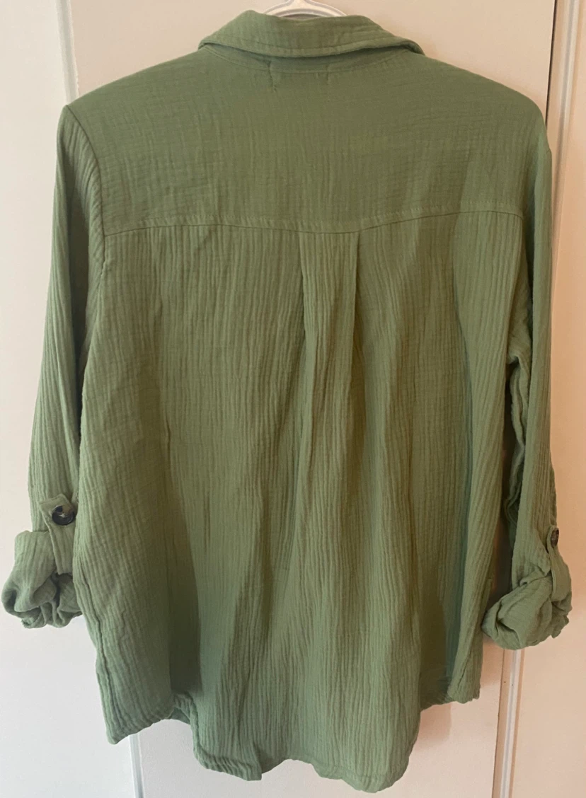 Women’s Blouse/Dress shirt - Green- Large - photo 2