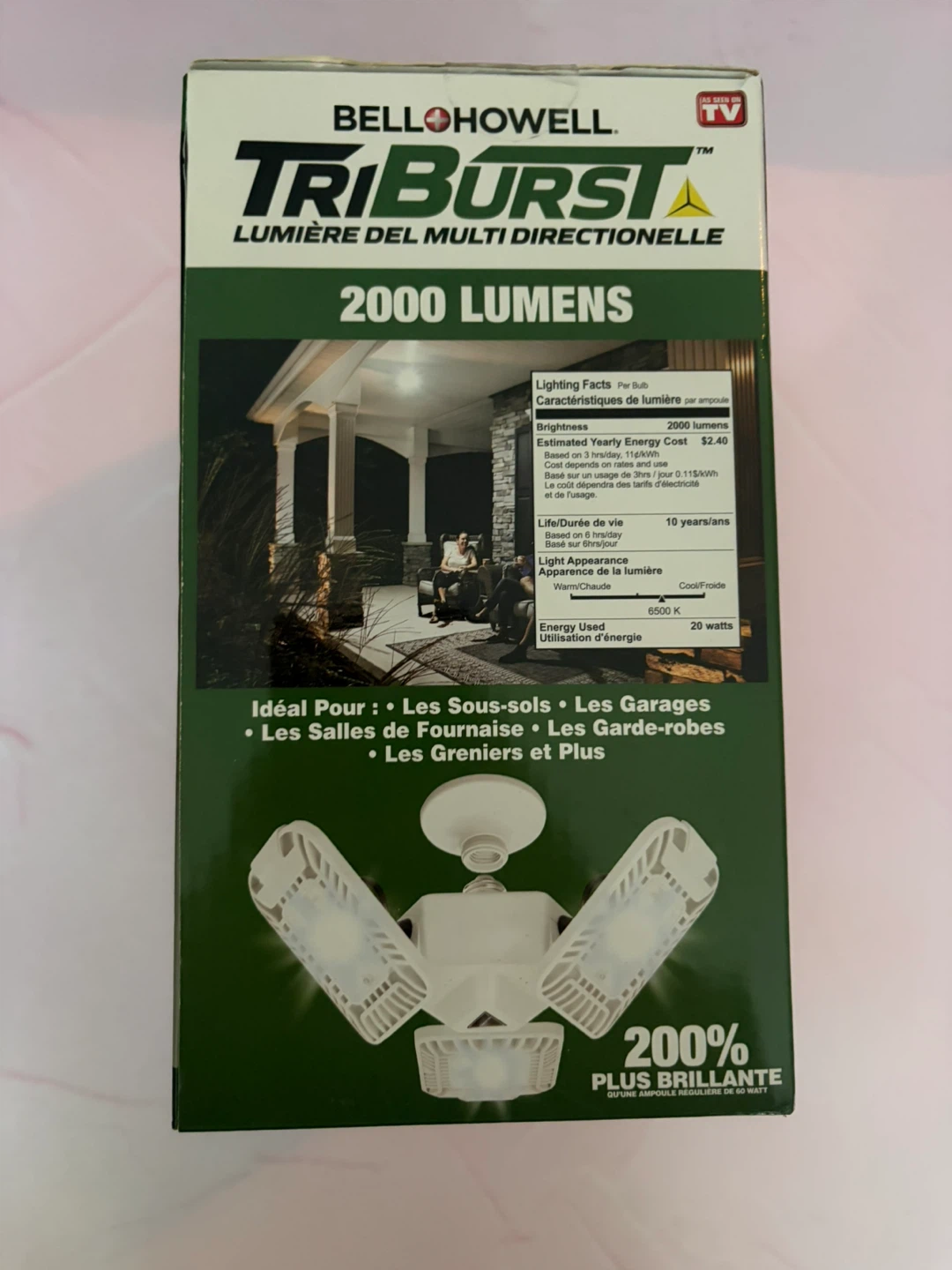 New Triburst 2000 Lumens Multi-Directional Led Light - photo 4