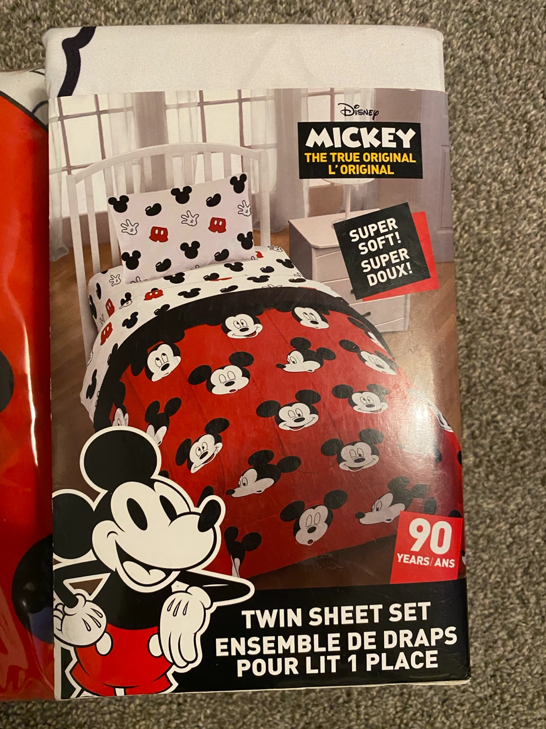 Mickey Mouse Duvet Cover & Twin Sheet Set - photo 2