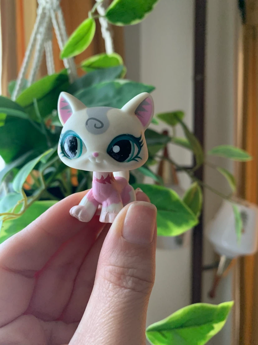 Vintage Littlest Pet Shop Cat Destiny Cat - 1699 RARE - photo 2