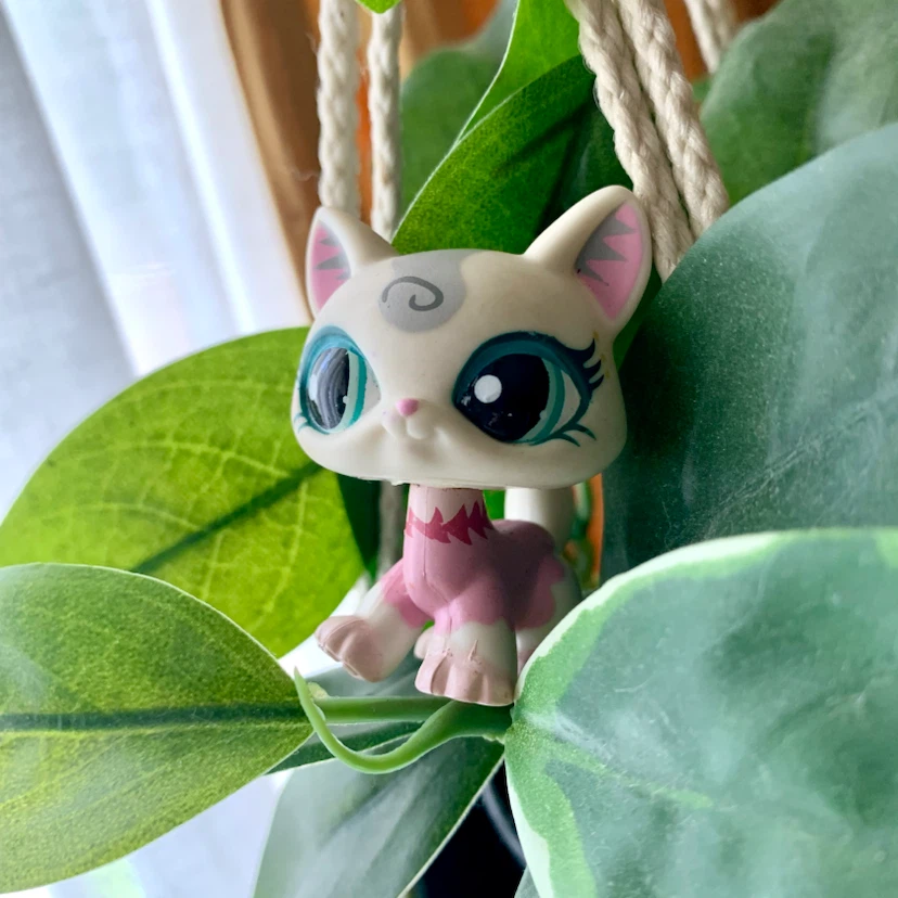 Vintage Littlest Pet Shop Cat Destiny Cat - 1699 RARE - photo 4