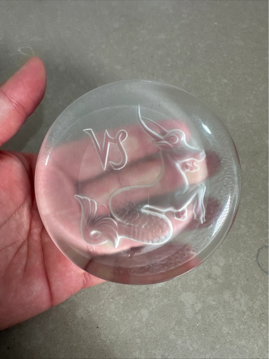 Capricorn Zodiac Glass Paperweight - photo 3