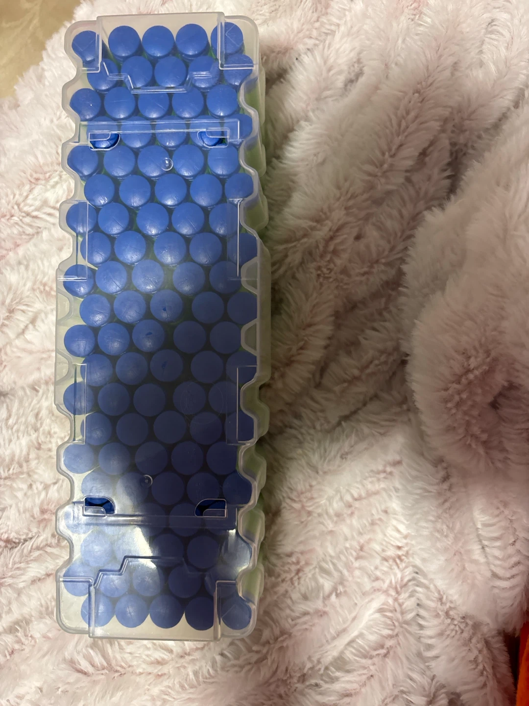 Blue nerf darts
