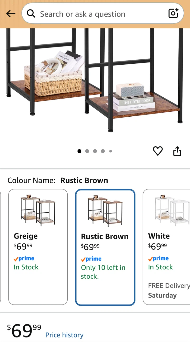 New Set of Brown End Tables - photo 4