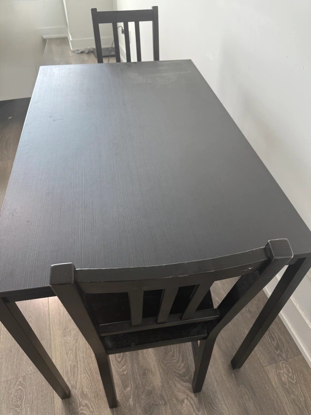 Black Dining Table and Chairs Set