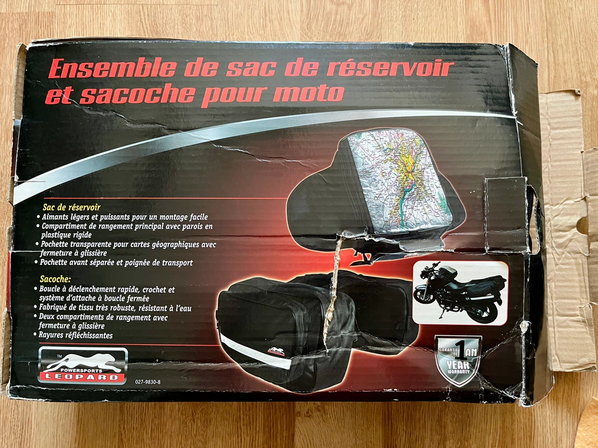 Motorcycle Tank and Saddle Bag Set - photo 2