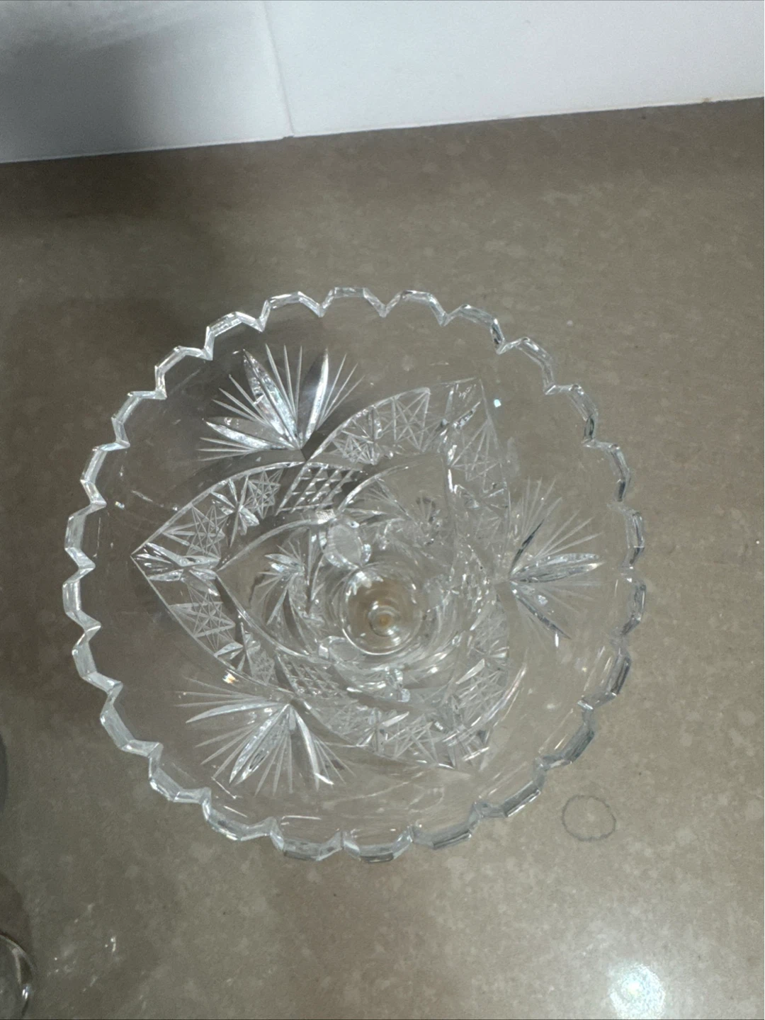 Cut Crystal Glass Vase - photo 3