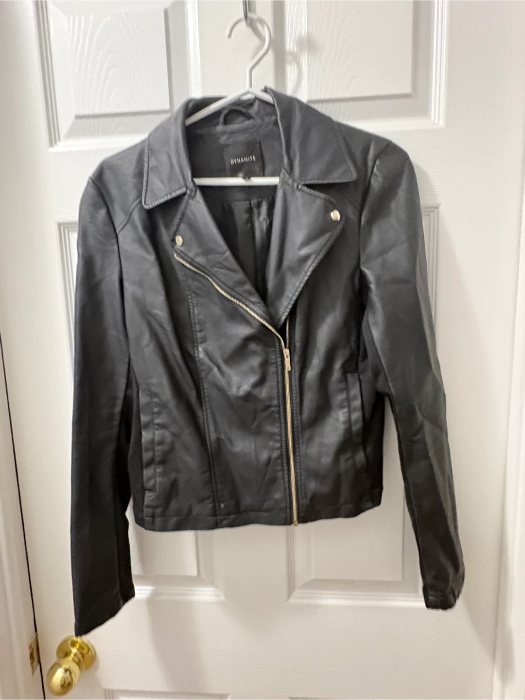 Dynamite Faux Leather Moto Jacket