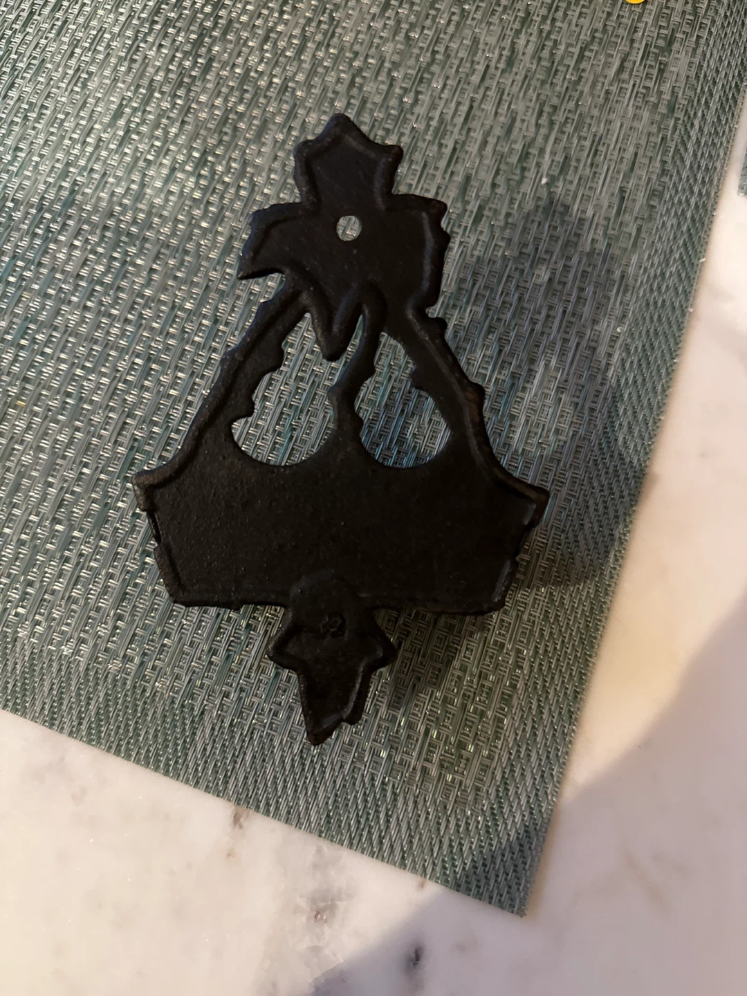 Cast Iron Wall Basket Holder - photo 3