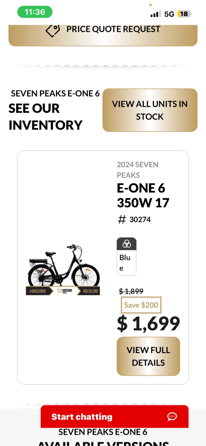 Seven Peaks E-One 6 350W Electric Bike - photo 2