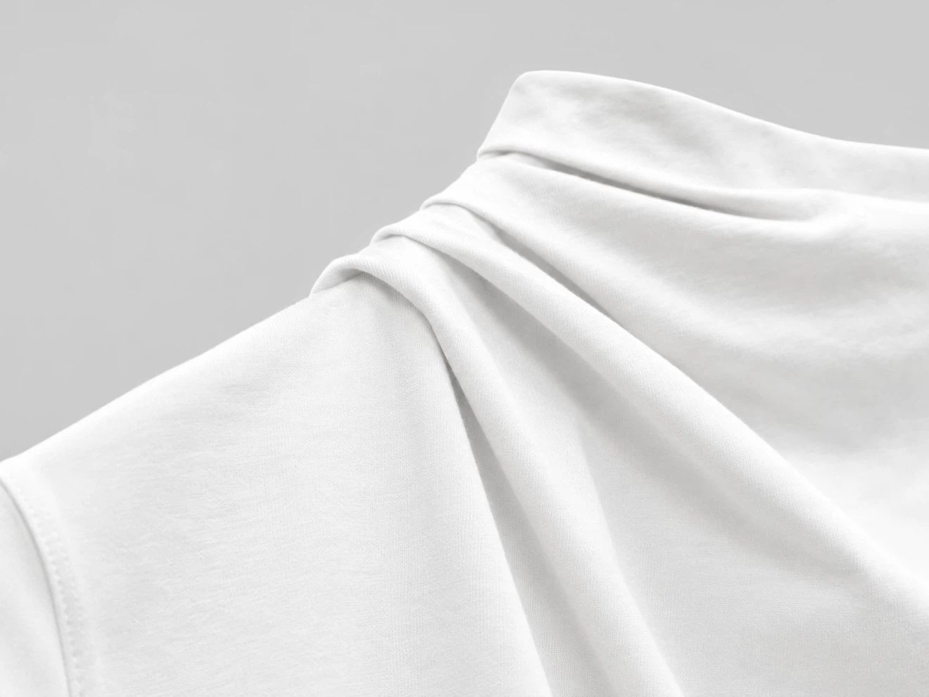 New✨white Zara sleeveless draped neck top (size M) - photo 5