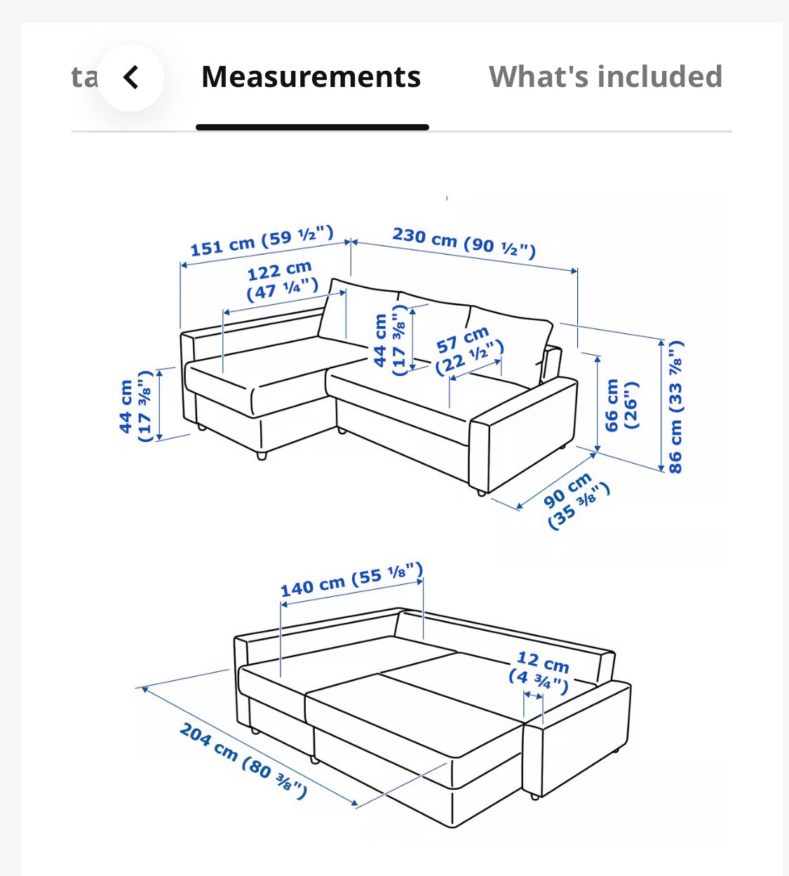 IKEA FRIHETEN Corner Sofa-Bed with Storage – Dark Grey - photo 4