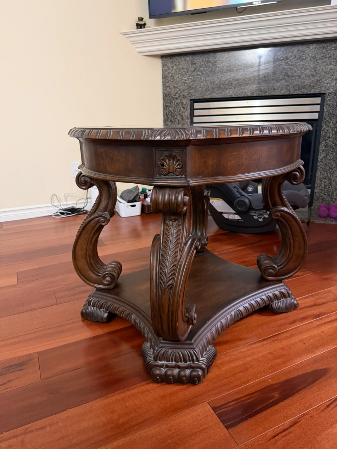 Antique side table - photo 2