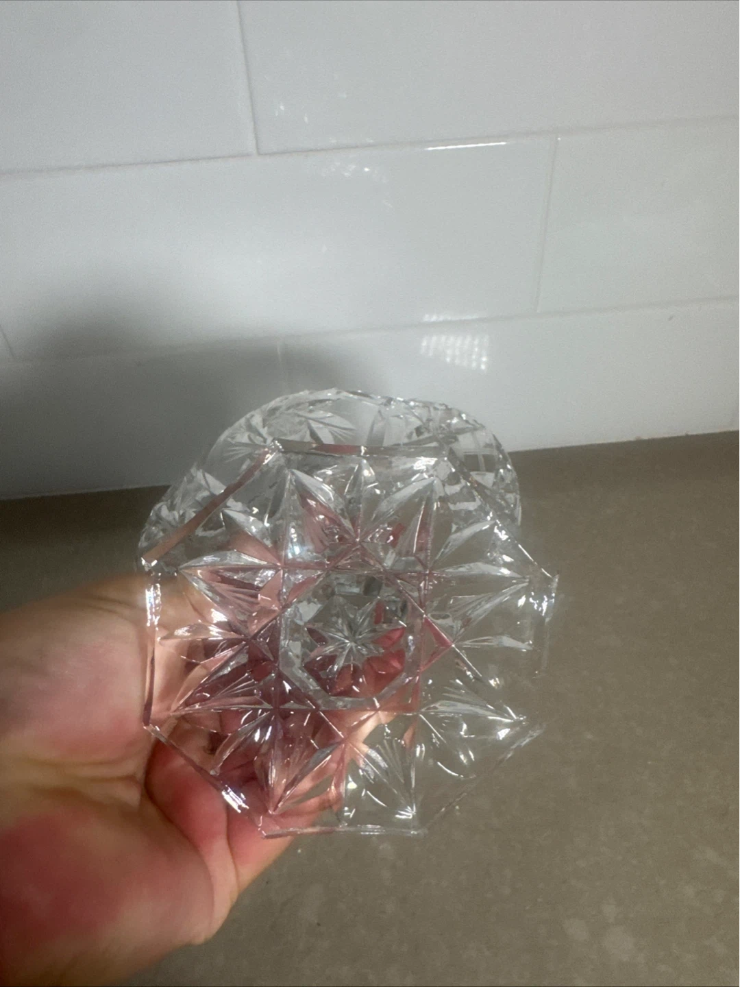 Crystal Pedestal Fruit Bowl - photo 4