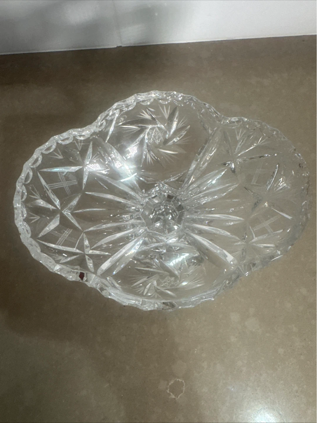 Crystal Pedestal Fruit Bowl - photo 3