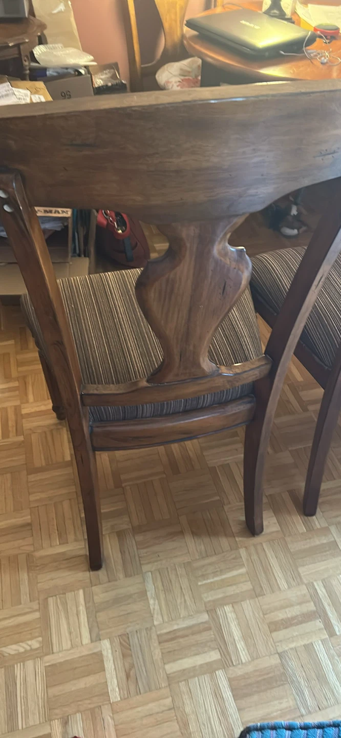 Set of 4 Wooden Dining Chairs - photo 3