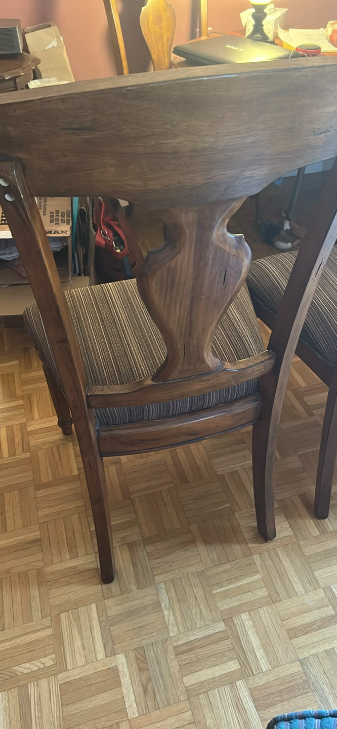 Set of 4 Wooden Dining Chairs - photo 5