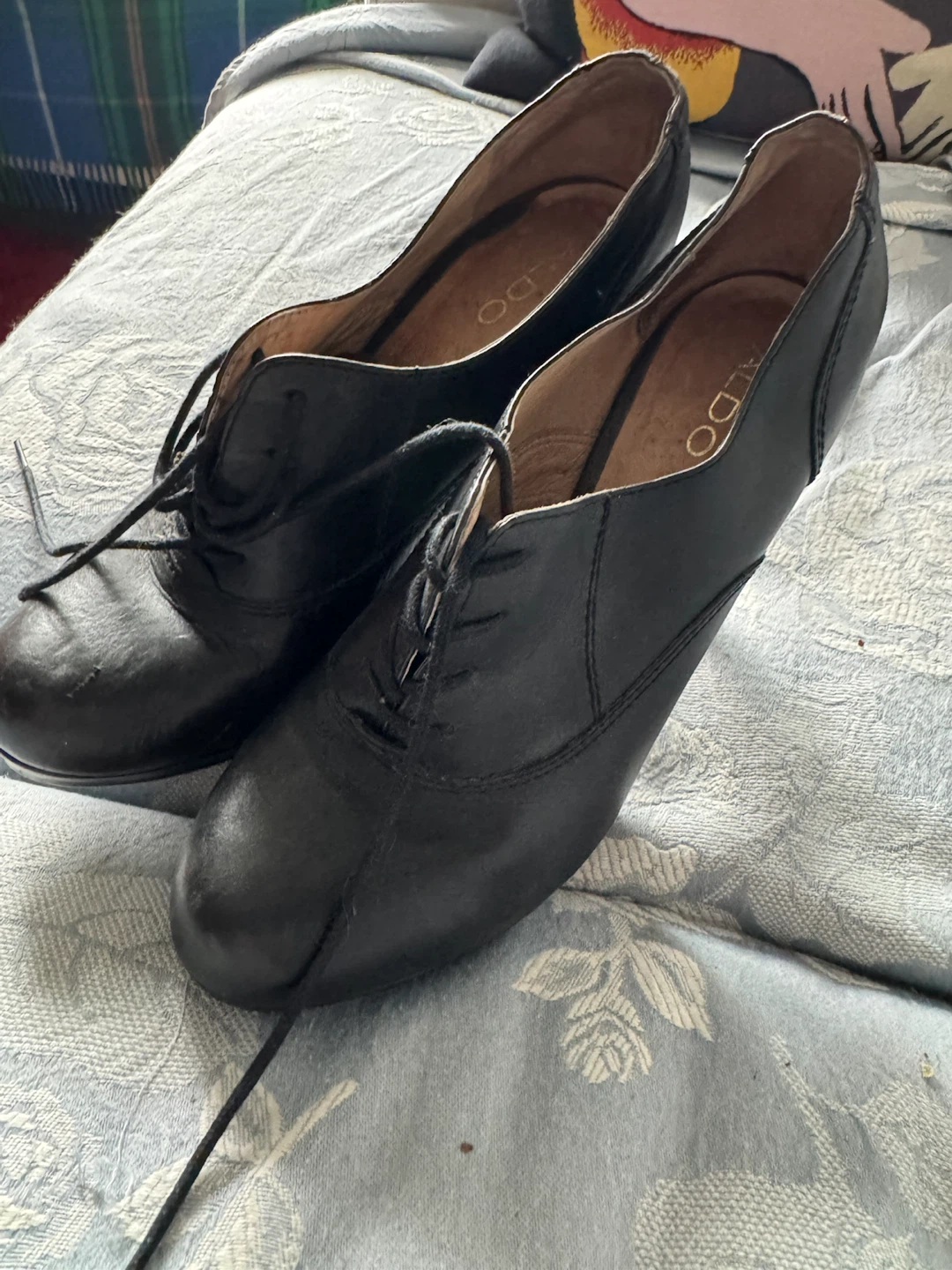 leather heels